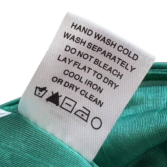 Superdown‎ Emerald Green Bandeau Crop Top XS Y2K Minimalist Party Sexy Chic NWT - Picture 7 of 7